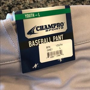 Youth baseball pants